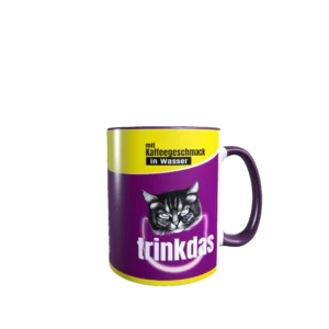Trink Das Katzen Tasse